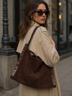 Vince Camuto Suede Lisha Tote Bag